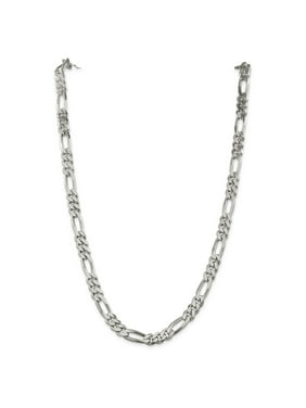 PriceRock Sterling Silver 1.25mm Octagonal Snake Chain Necklace 16 Inches 